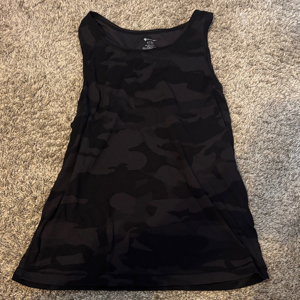 Women's Black Camouflage Tank Top